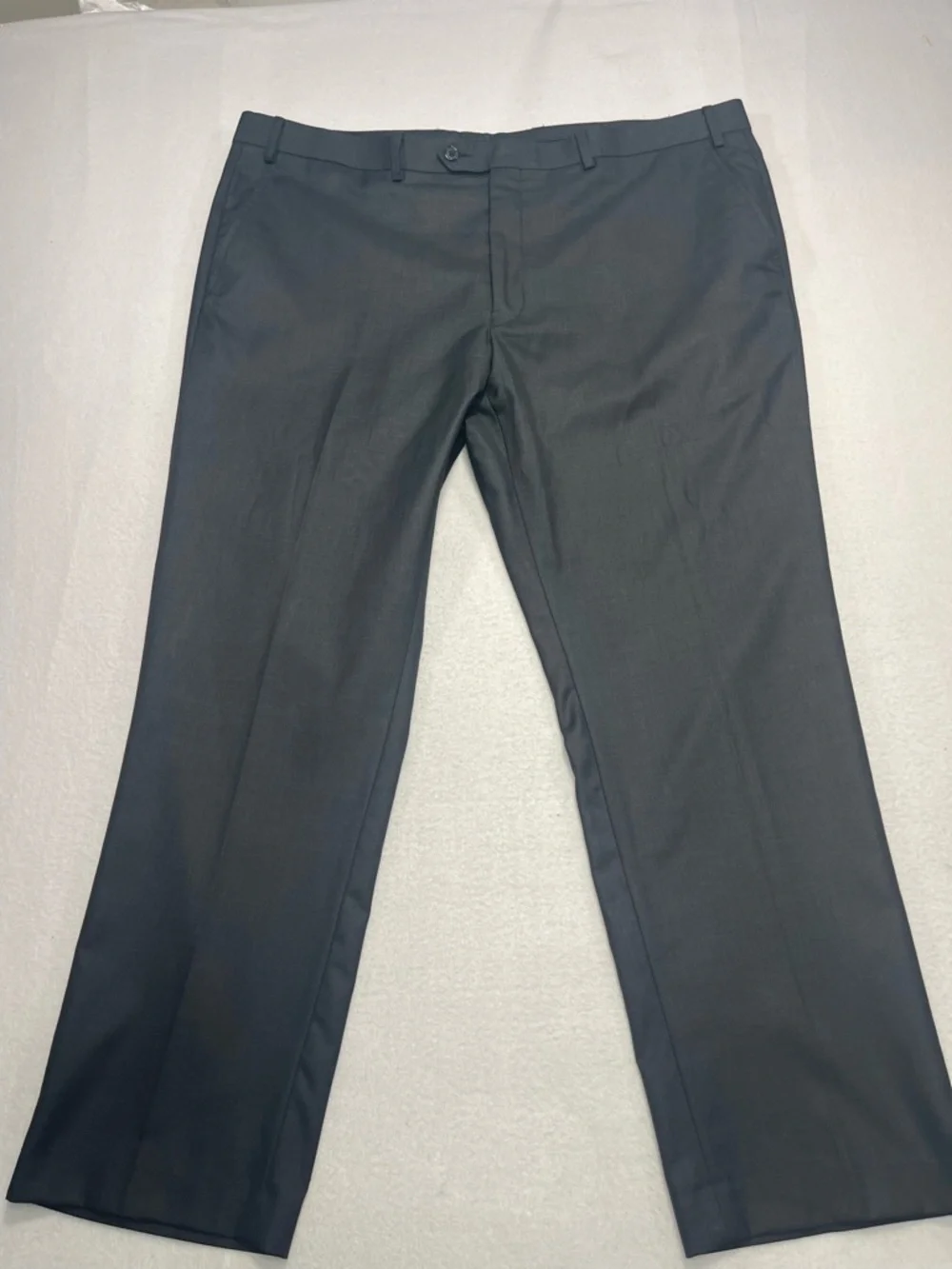 Greg Norman Shark Men’s Gray Dress Pants W42 L30 Flat Front